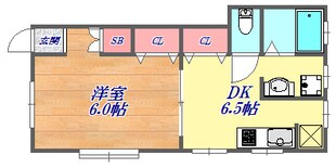 山本通ハイツの物件間取画像